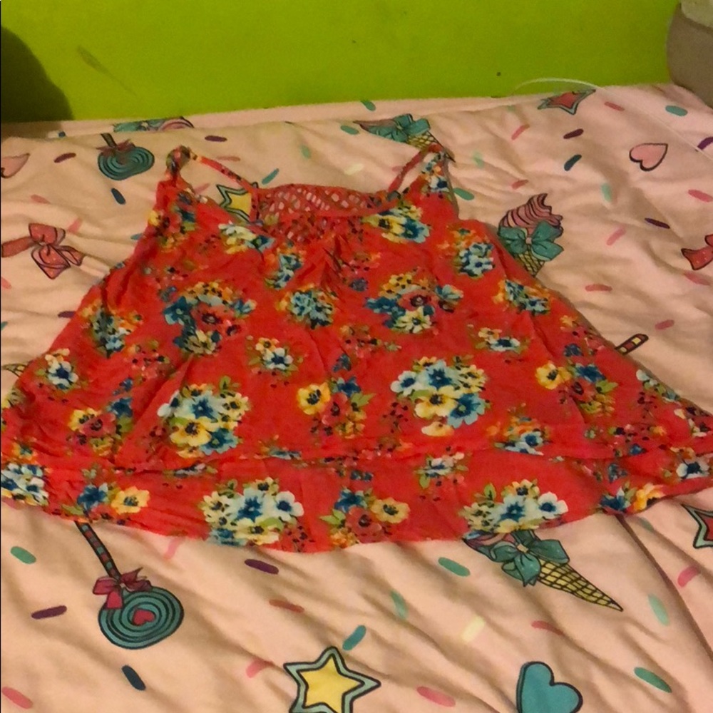 Aeropostale Floral Tank Top